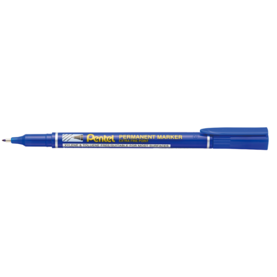 Permanentais marķieris Pentel NF450 0.6mm konisks, zils