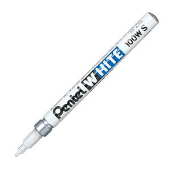 Permanentais marķieris Pentel White 100W 3,9mm, konisks, balts