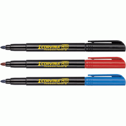 *Permanentais marķieris CORVINA CLIP, 4,5mm, sarkans