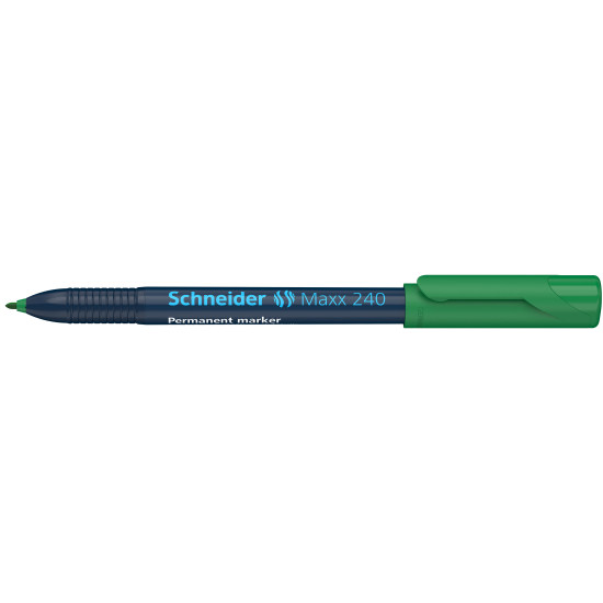 Permanentais marķieris Schneider Maxx 240  1-2.0mm, konisks, zaļš