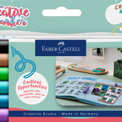 Markerid Faber-Castell Gofa 1.5 Creative Haven, komplekt 6tk/pk