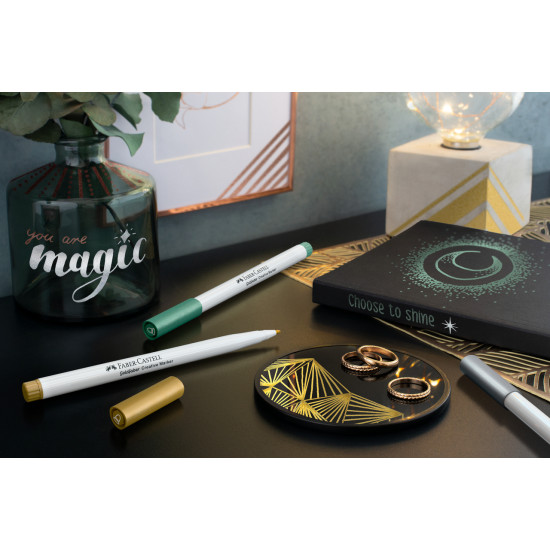 Markerid Faber-Castell Gofa 1.5 Metallic Moments, komplekt 6tk/pk