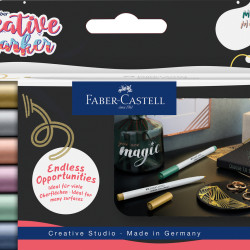 Markerid Faber-Castell Gofa 1.5 Metallic Moments, komplekt 6tk/pk