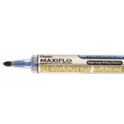 Permanentais marķieris Pentel Maxiflo NLF-50 4-5mm, konisks, zils
