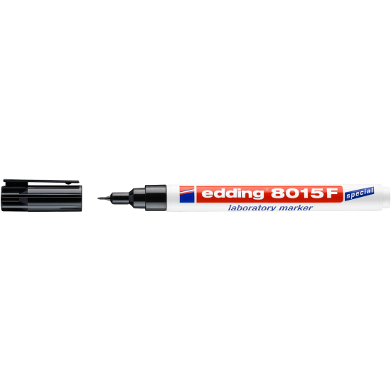 Permanentais marķieris Edding Labaratory 8015F 0.75mm, konisks, melns