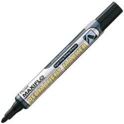 Permanentais marķieris Pentel Maxiflo NLF-50 4-5mm, konisks, melns