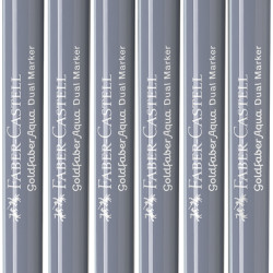 Akvareļu marķieri Faber-Castell Goldfaber Aqua, divpusēji, 6 krāsas, Fantasy Coconut