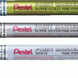 Permanentais marķieris Pentel Paint MSP10 2.9mm, konisks, zelta