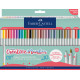 Flomāsteri Faber-Castell Gofa Creative Marker, dažādi uzgaļi, 50 krāsas