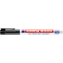 Permanentais marķieris Edding E8400 0.5-1.0mm, CD/DVD/BD, konisks, melns