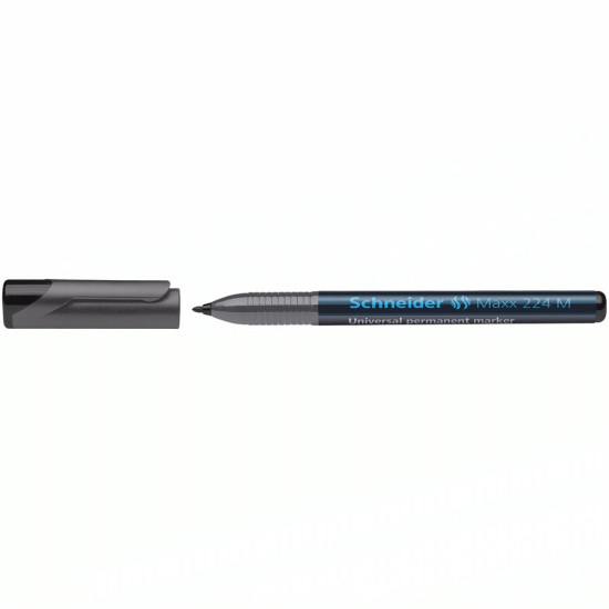 Permanentais marķieris OHP Schneider Maxx 224 M 1.0mm, konisks, melns