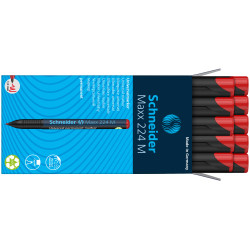 Permanentais marķieris OHP Schneider Maxx 224 M 1.0mm, konisks, sarkans