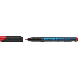Permanentais marķieris Schneider Maxx 220 S 0.4mm, konisks, sarkans