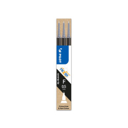 Gēla kodoliņi Pilot Frixion Point, 0.5mm, 3gab/iep, melni
