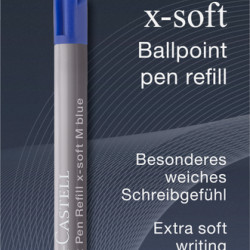 Lodīšu kodoliņš Faber-Castell x-soft M, zils