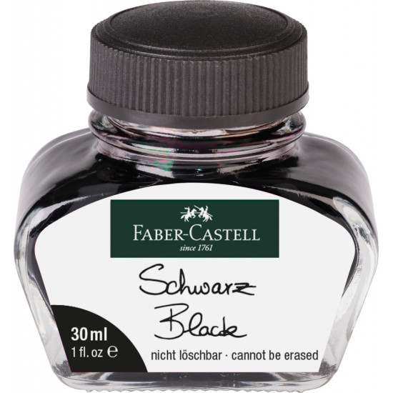 Чернила Faber-Castell Стираемые, Black, 30ml