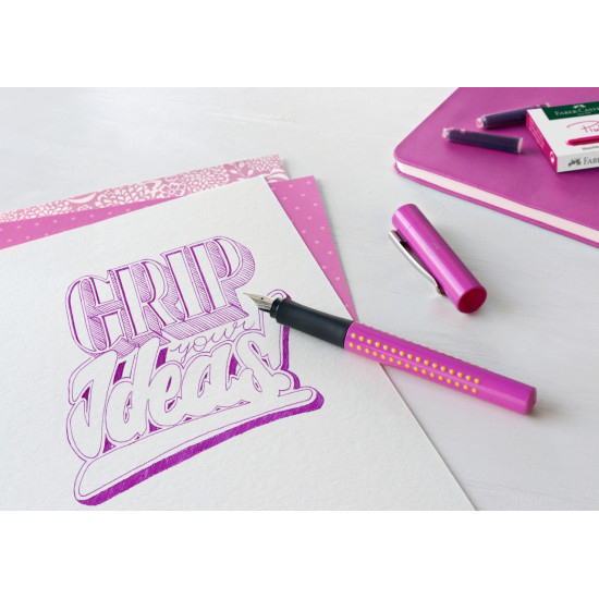 Чернильные картриджи Faber-Castell, Pink, Стираемые
