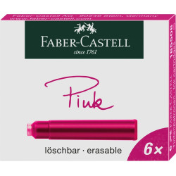 Чернильные картриджи Faber-Castell, Pink, Стираемые