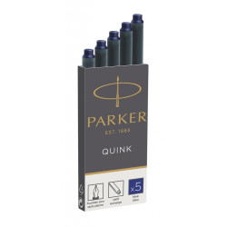 Tintes kapsulas Parker Quink, 5gab/iep, zilas