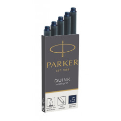 Чернильные картриджи PARKER QUINK Long, Blue-Black, Легкая Заправка