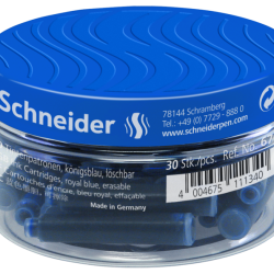 Tintes kapsulas Schneider 30gab, zilas
