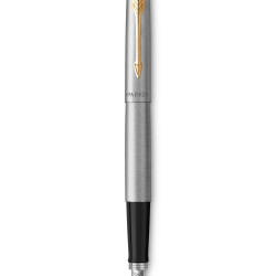 Dāvanu komplekts Parker Jotter Steel GT lodīšu pildspalva+tintes pildspalva, M, zila