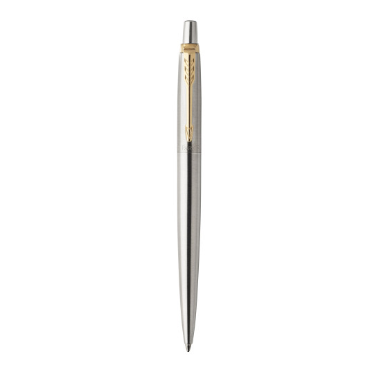 Dāvanu komplekts Parker Jotter Steel GT lodīšu pildspalva+tintes pildspalva, M, zila