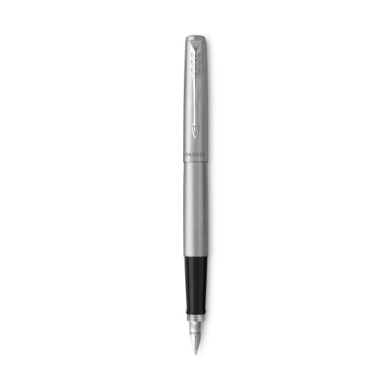 Dāvanu komplekts Parker Jotter Steel CT, lodīšu+tintes pildspalvas