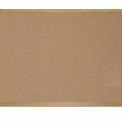 *Korķa tāfele BI-OFFICE ar koka rāmīti, 450x600mm