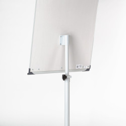 Magnētiskā tāfele 2x3, Mobilechart Classic 66x100cm, uz ritenīšiem, alumīnija rāmis