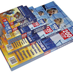 Laminēšanas plēvess Argo 80x111mm, 125mikr., 100 loksnes, glancētas