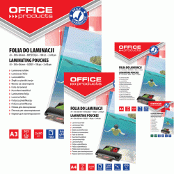 ***Laminēšanas plēves Office Products A3, 125mikr., 100 loksnes, glancētas