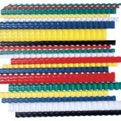 Plastmasas spirāles Forpus Ø6mm, 100gab/iep, sarkanas