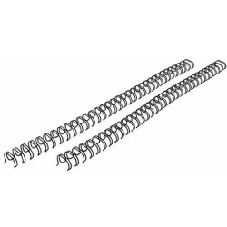 Metāla spirāles Fellowes Wire Comb 10mm, 100gab/iep, baltas