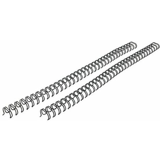 Metāla spirāles Fellowes Wire Comb 10mm, 100gab/iep, baltas