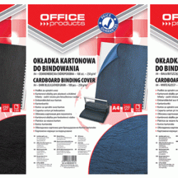 Iesiešanas vāki PBS A4, 250 g/m², kartona, 100gab/iep., melni