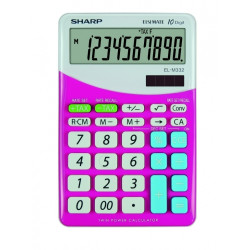Galda kalkulators Sharp SH-ELM332BPK, rozā