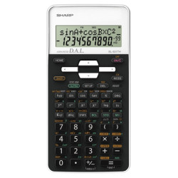 Научный калькулятор Sharp EL-531THWH, White, Двойное питание
