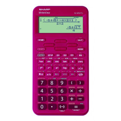 Zinātniskais kalkulators Sharp EL-W531TLB-RD, 420 funkcijas, aveņu sarkans