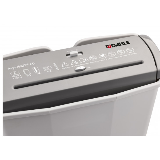 Papīra smalcinātājs Dahle PaperSAFE 60, 6 lapas