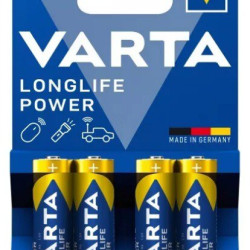 *Baterijas VARTA LONG LIFE POWER ALKALINE LR06(4) AA