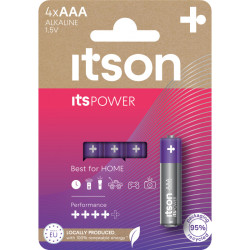Baterijas Panasonic itsPower Alkaline, AAA , 4gab/iep