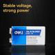 Baterija Deli Alkaline LH900, 6LR61, 9V, 1gab/iep