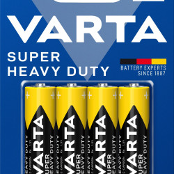 *Baterijas VARTA SUPER HEAVY DUTY (4) AA