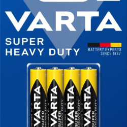 *Baterijas VARTA SUPER HEAVY DUTY (4) AAA