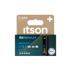 Baterijas ITSon Premium Alkaline AAA , 8gab/iep