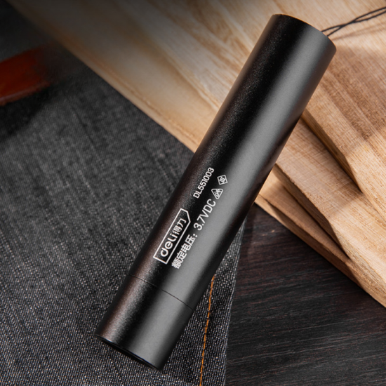 Lukturis Deli 3W, ar akumulatoru 1200mAh LED, alumīnija korpuss