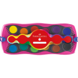 Акварельные краски Faber-Castell Connector 12 Цветов Единорог, Multicolor, Соединяющиеся кюветы
