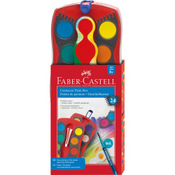 Набор акварельных красок Faber-Castell, Система Connector, Red, 24 цвета