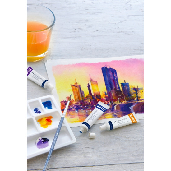 Набор акварельных красок Faber-Castell С повторным растворением, Multicolor, 12 цветов